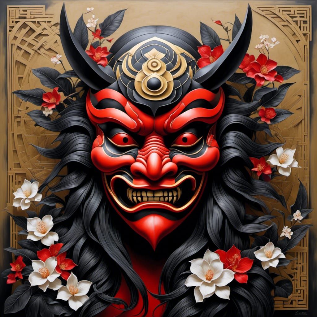 Japanese Tengu Mask