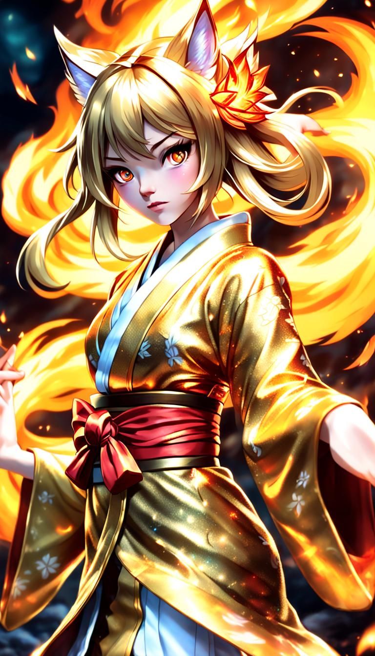 Fiery Ahri :)