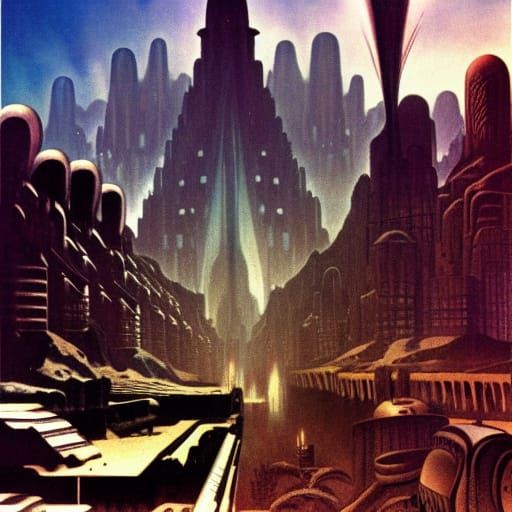 Utopian City - AI Generated Artwork - NightCafe Creator