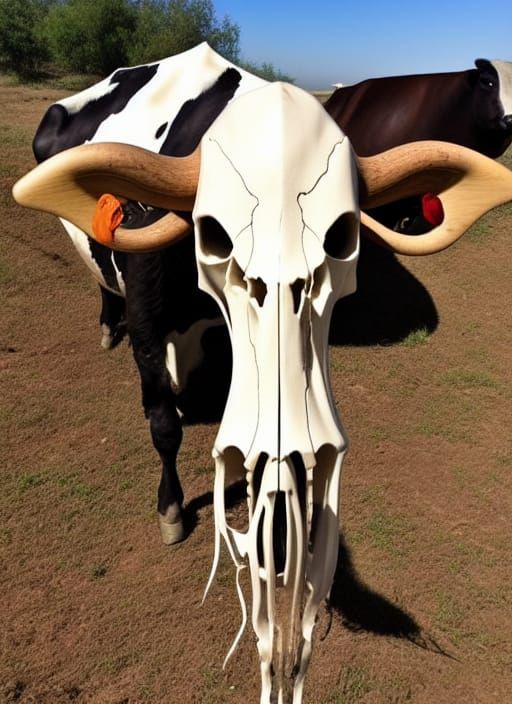 Cow-thulu Skull