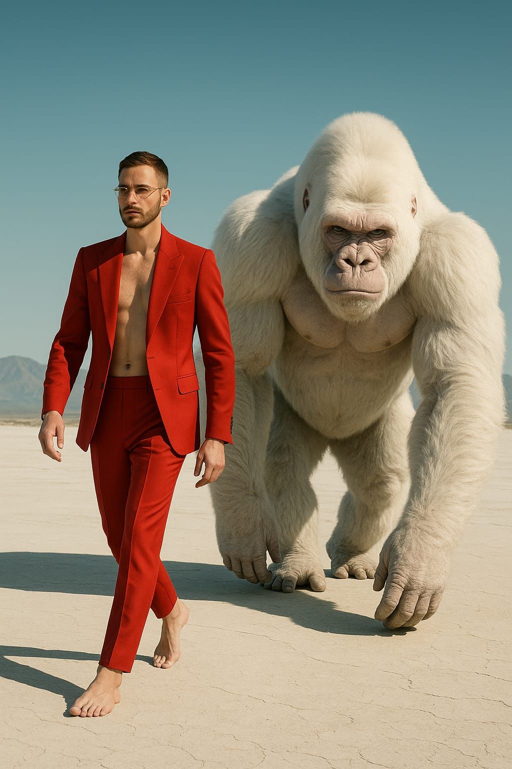 Ranko and his pet ape