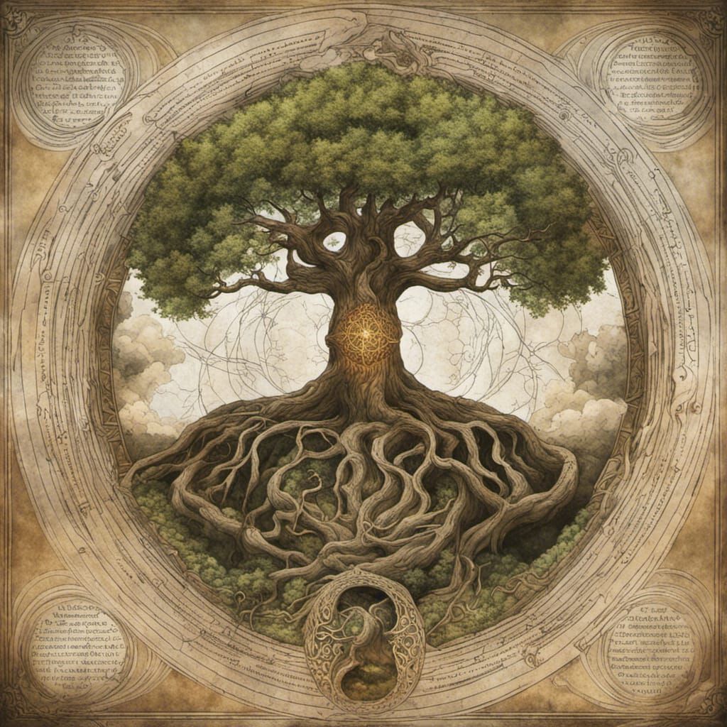 Yggdrasil - Ai Generated Artwork - Nightcafe Creator