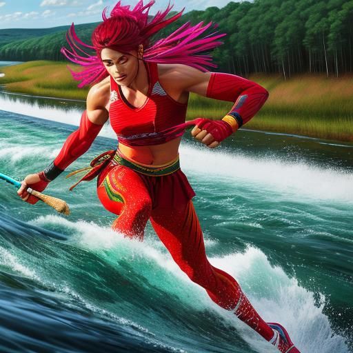 Cherokee Bend, vibrant, dynamic, high definition, sharp focus