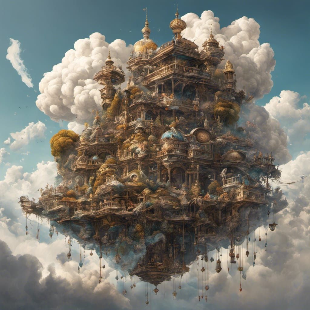 Ruins of an Ancient Cloud City   by @Chief_Runs-with-scissors