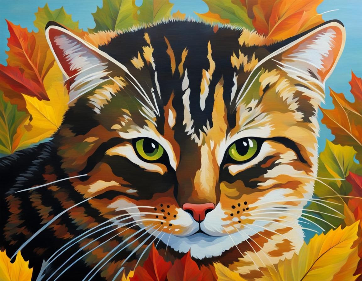 Tabby Face 365 - AI Generated Artwork - NightCafe Creator