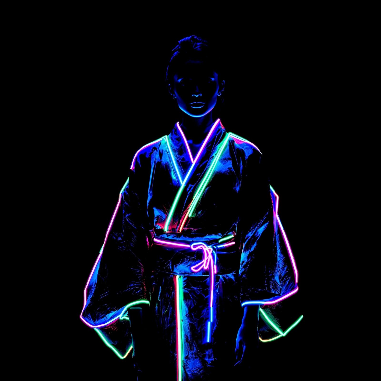 Kimono in Neon
