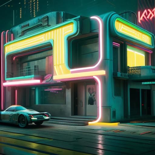 Art Deco House - Ai Generated Artwork - Nightcafe Creator