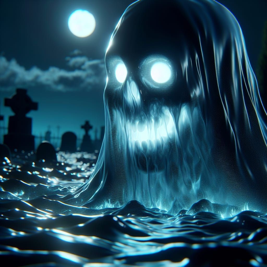 Haunted Cemetery  by @EowElysion