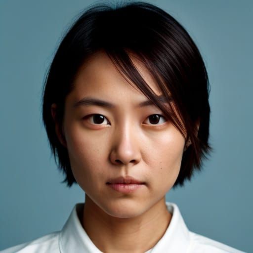 Japanese short hair Beautiful Girl