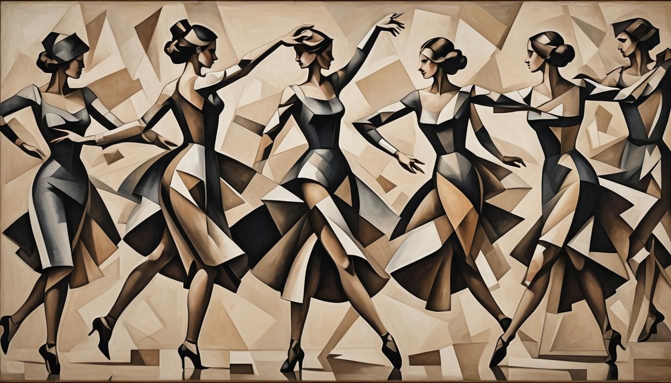 Cubist Dance  by @Moonflowerrose69