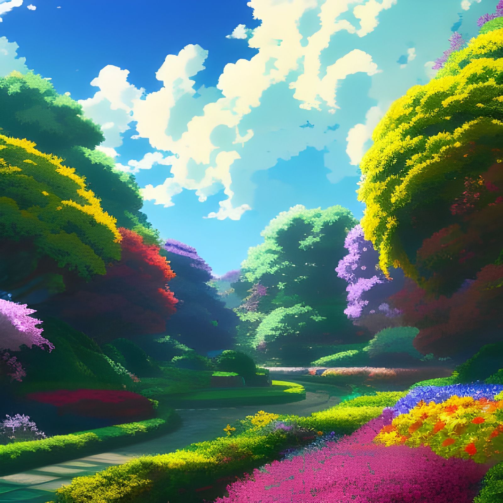 Flower garden