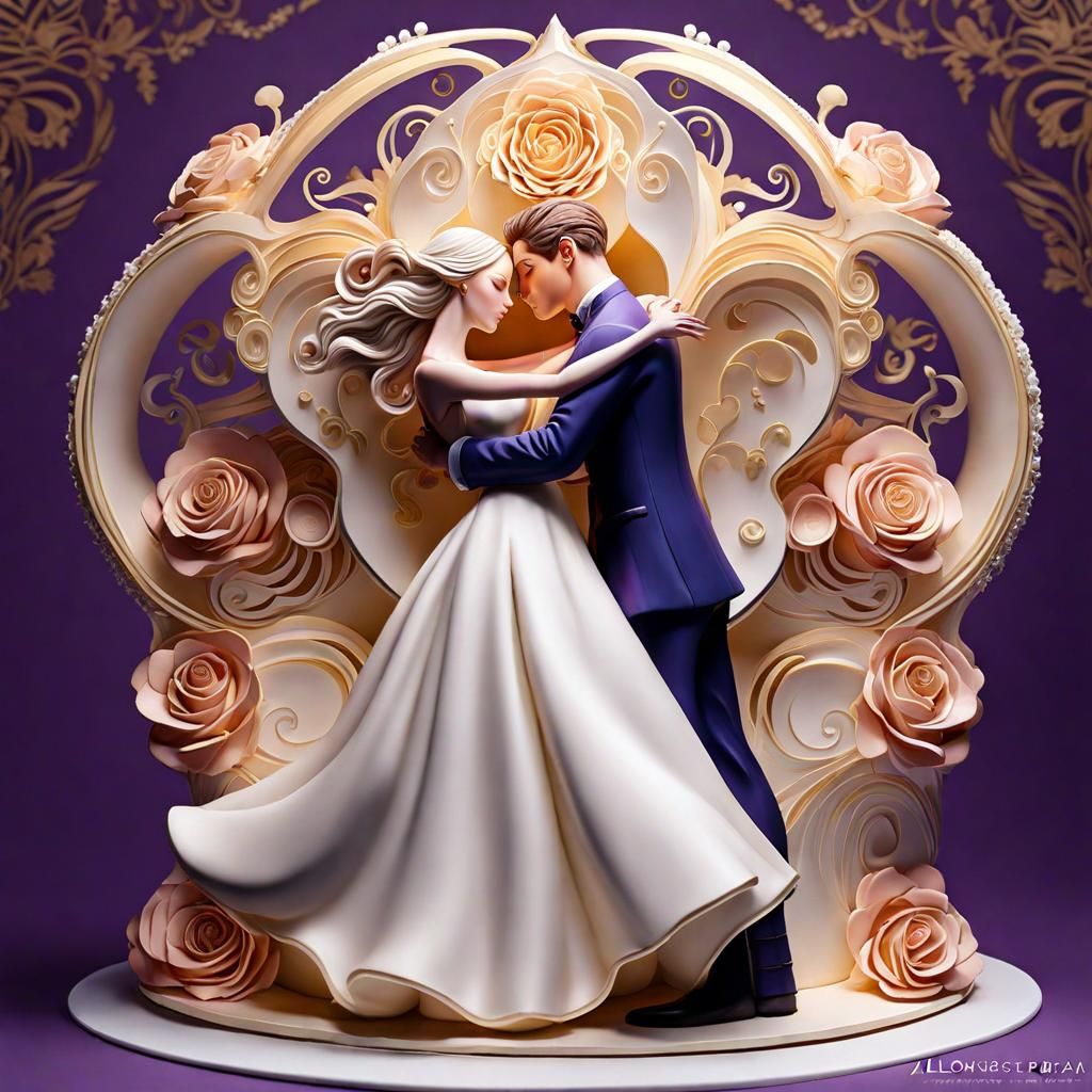 Groom and bride