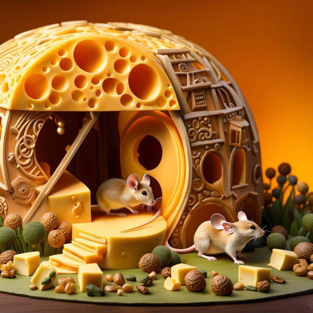 Cheese House for Mouse  by @DS_Lyoko
