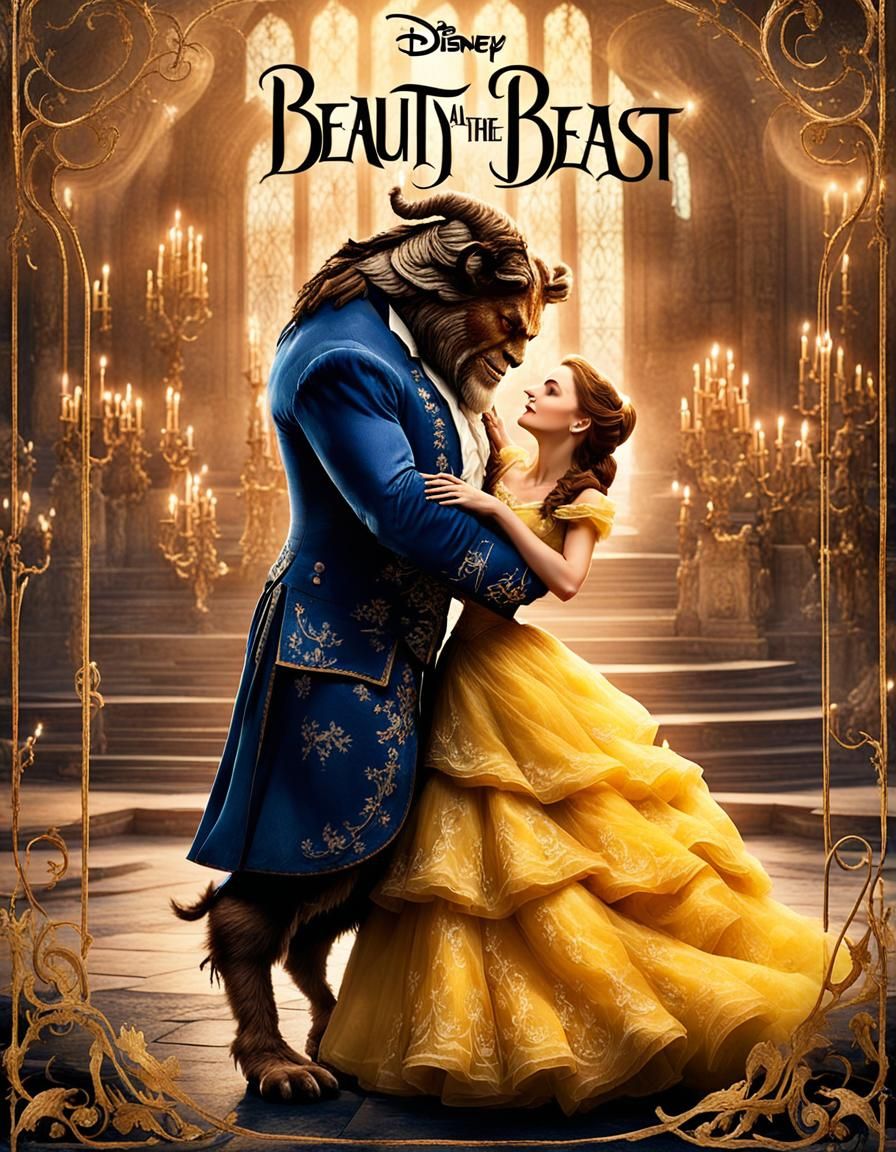 "Beauty and the Beast" movie poster