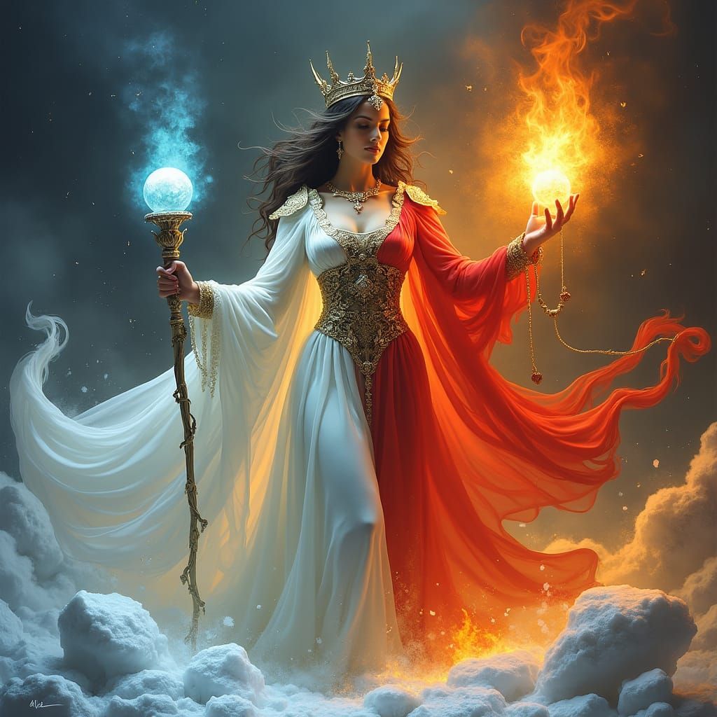 Goddess of ice and fire