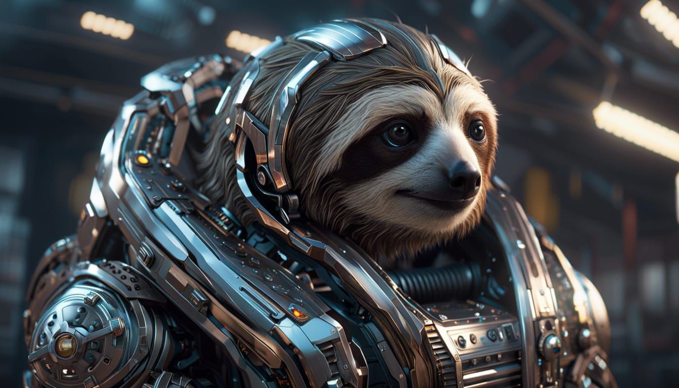 A Sloth meca.  by @Benjamin Matz