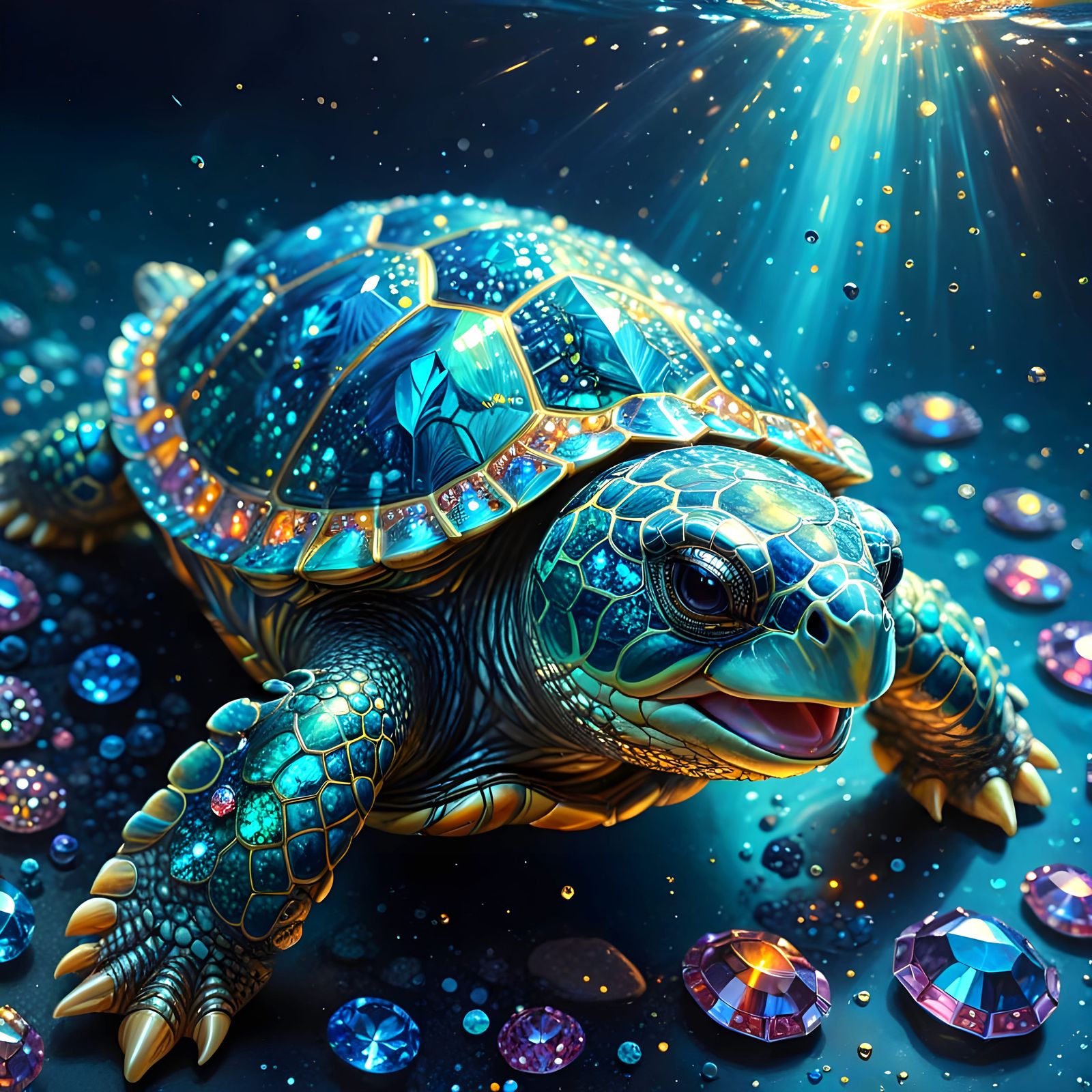 glass turtle  by @Floe Joe 