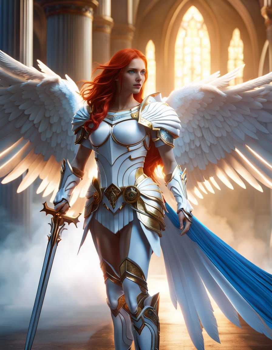 Warrior Angel  by @Gagambaboy