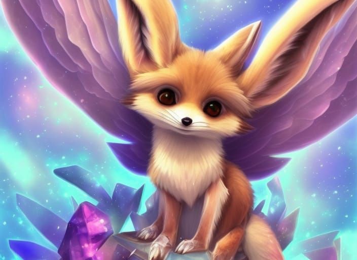 Winged Fennec Fox