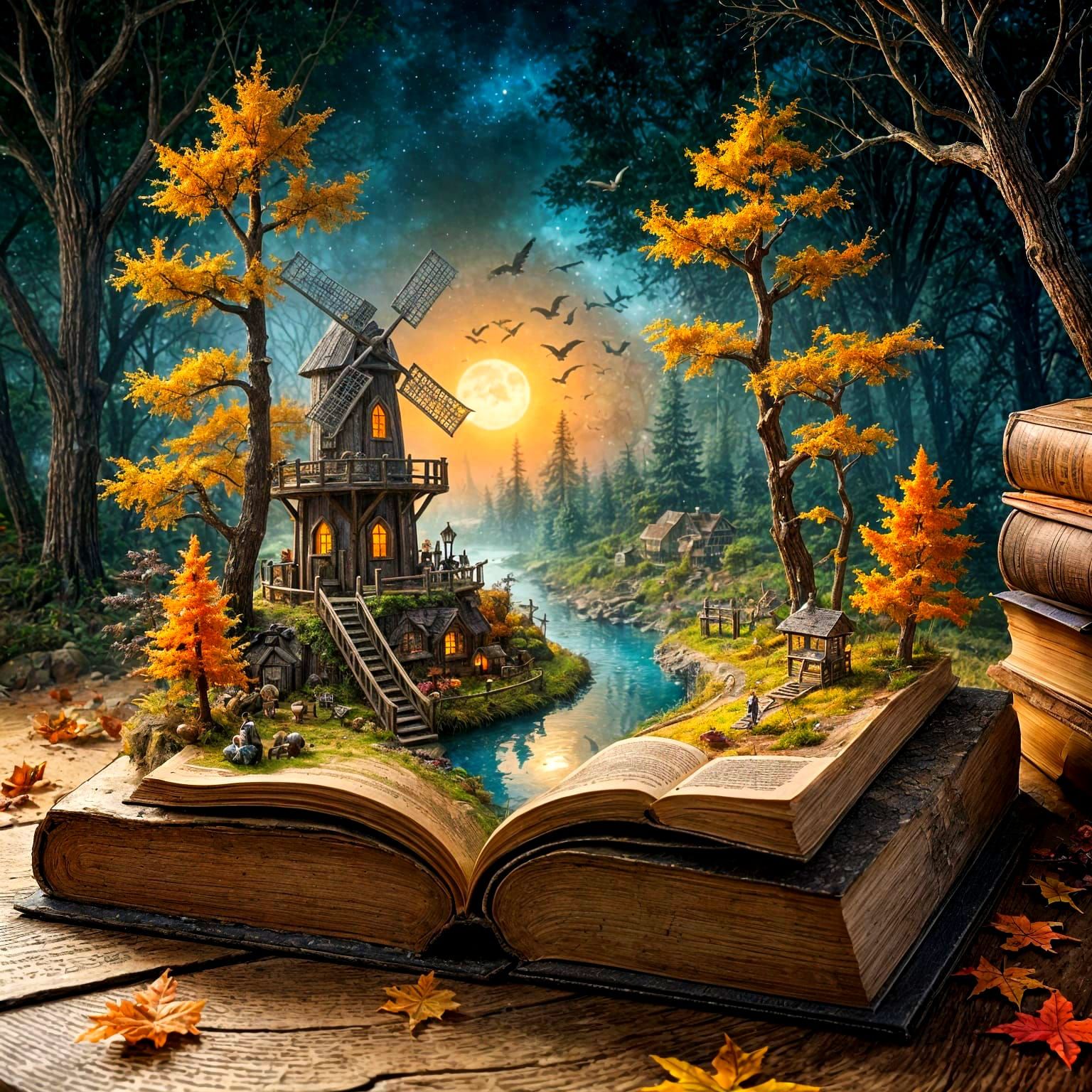 Autumn windmill book  by @SpookyAutumnSoul84