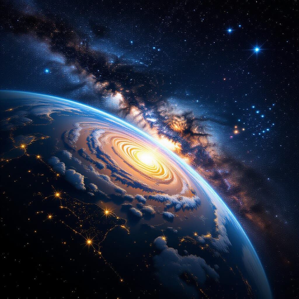 Spectacular View of the Milky Way from Earth