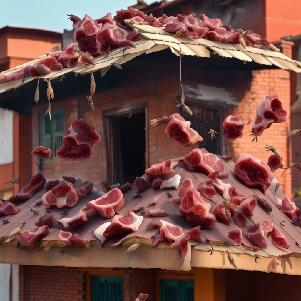 Famous roof jerky of Nepal AI Generated Artwork NightCafe Creator