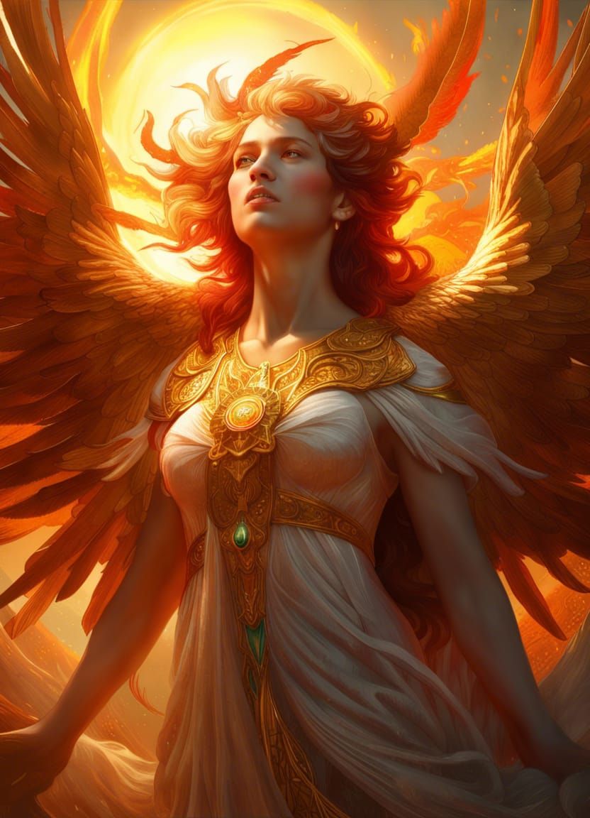 Grand Phoenix Goddess (Ambiguous Prompt, Remastered) - AI Generated ...