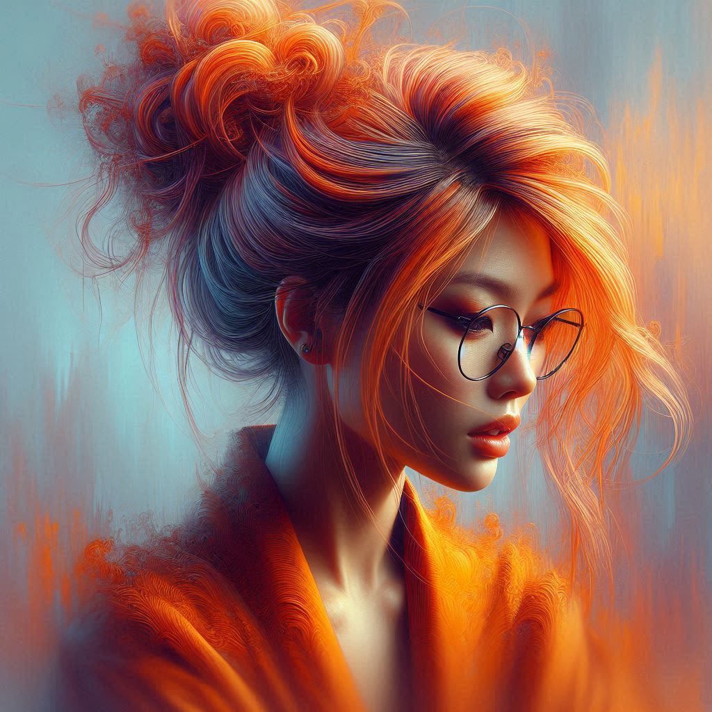 Portrait orange