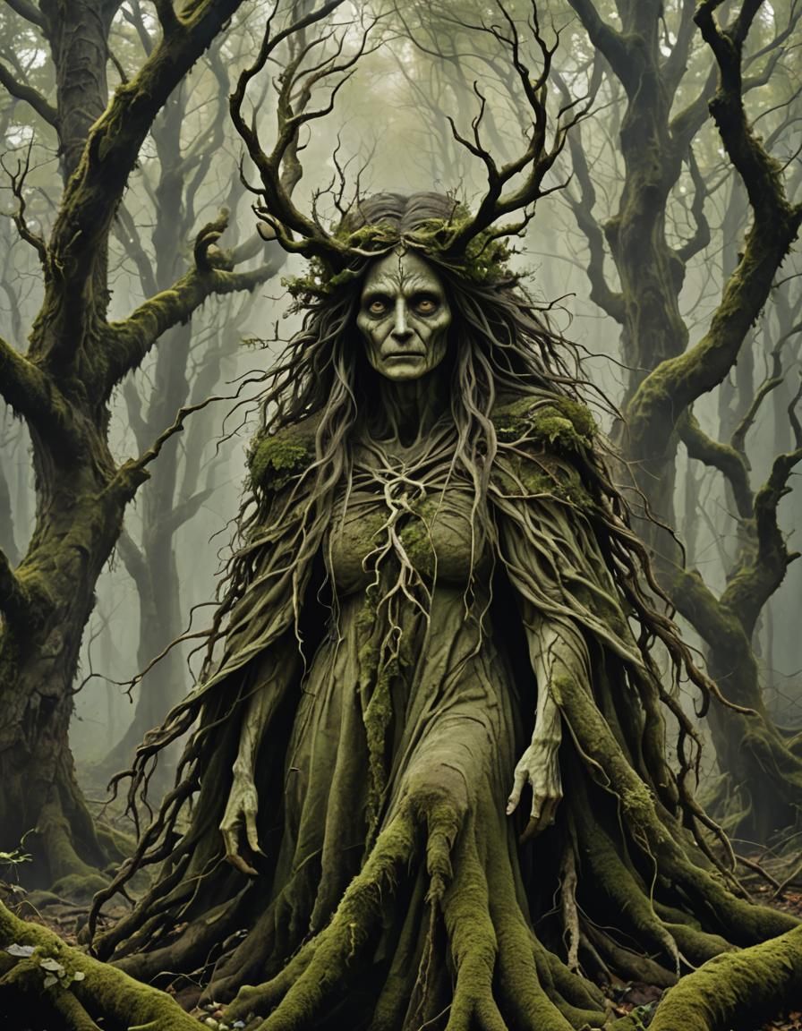 Muma Pădurii - Romanian mystical forest spirit - AI Generated Artwork ...