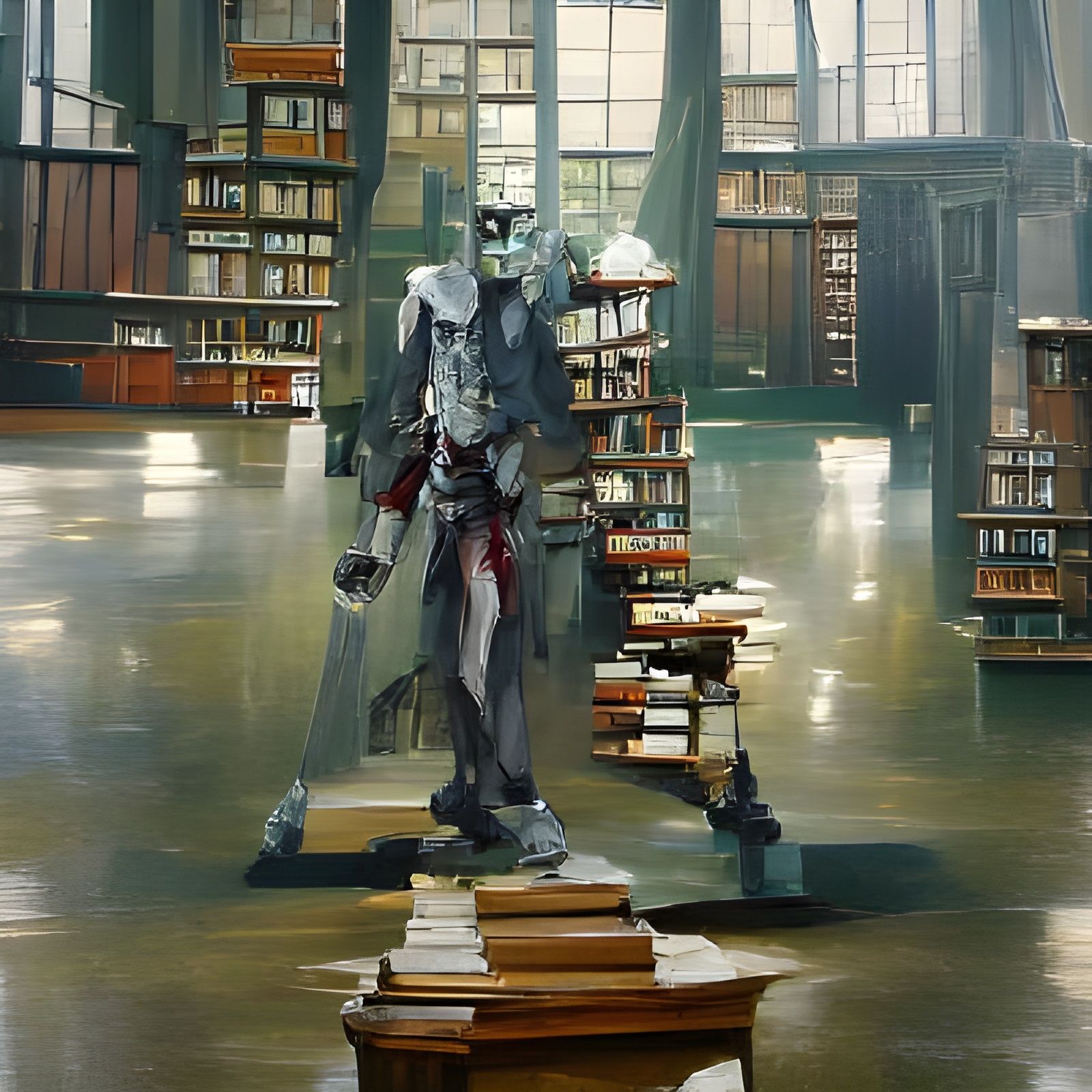 a-tall-handsome-gray-zombie-man-in-an-endless-library-ai-generated