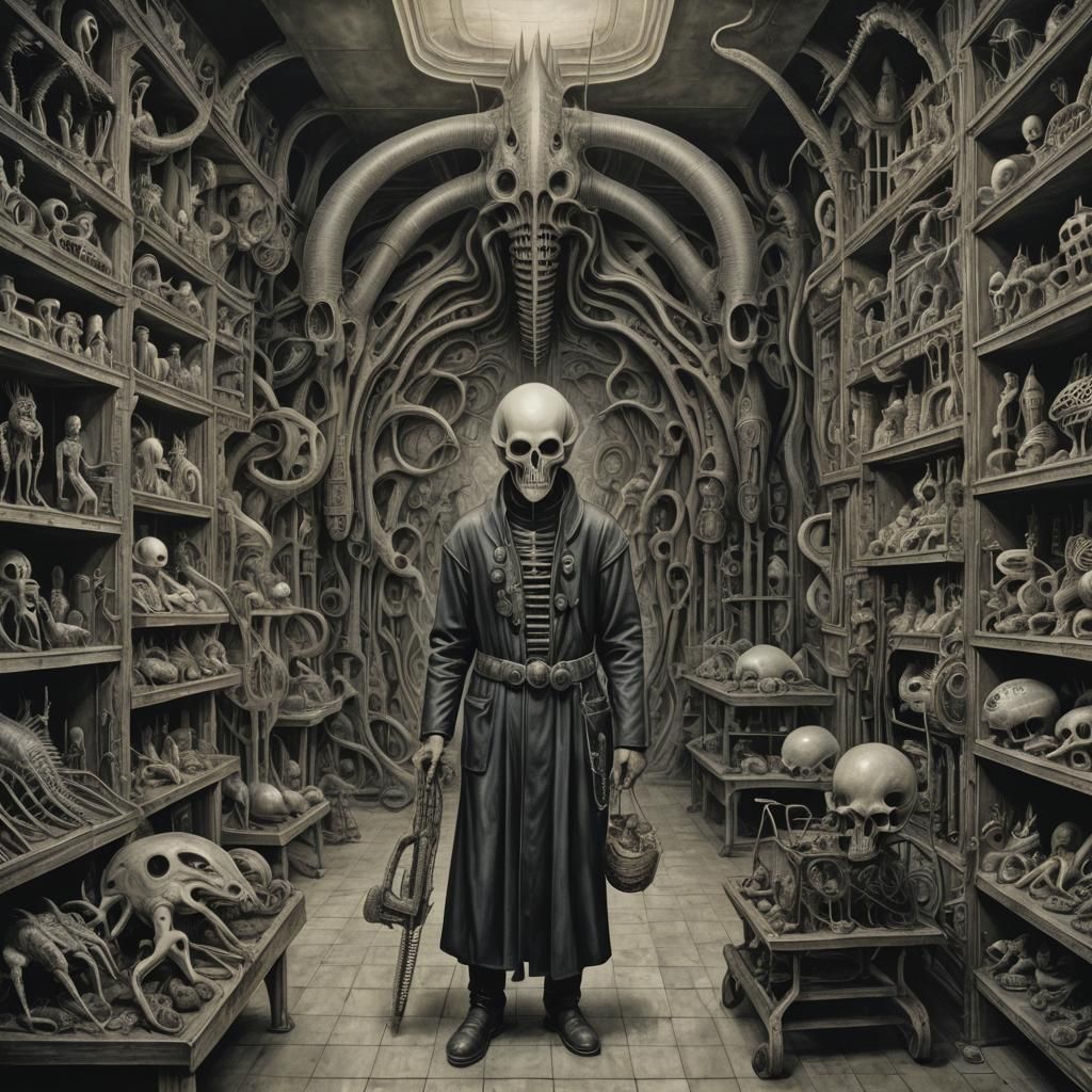Doing the weekly shopping.