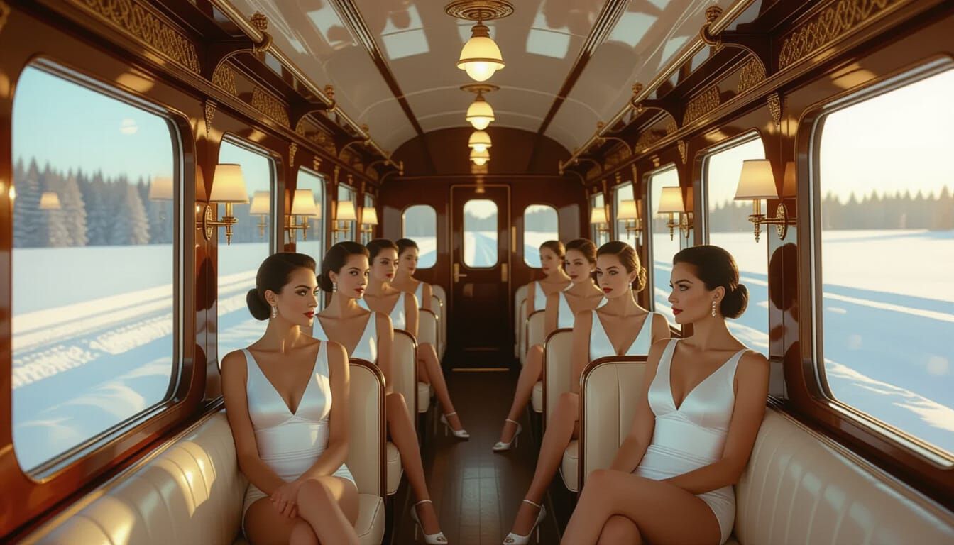 Beauty Pageant on the Polar Express