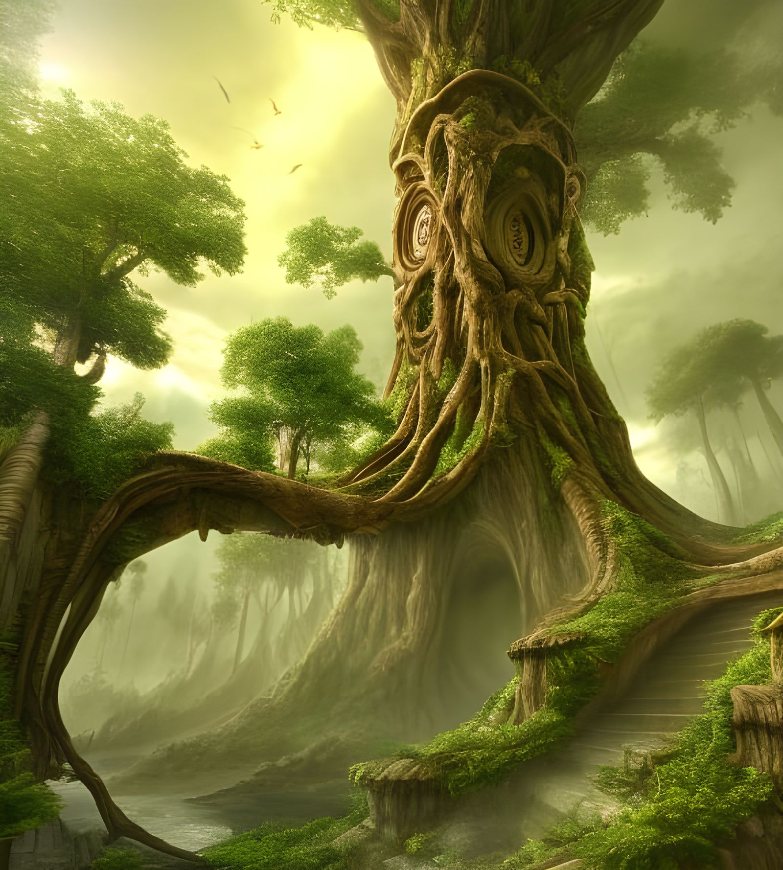 Fantasy Tree Ruins