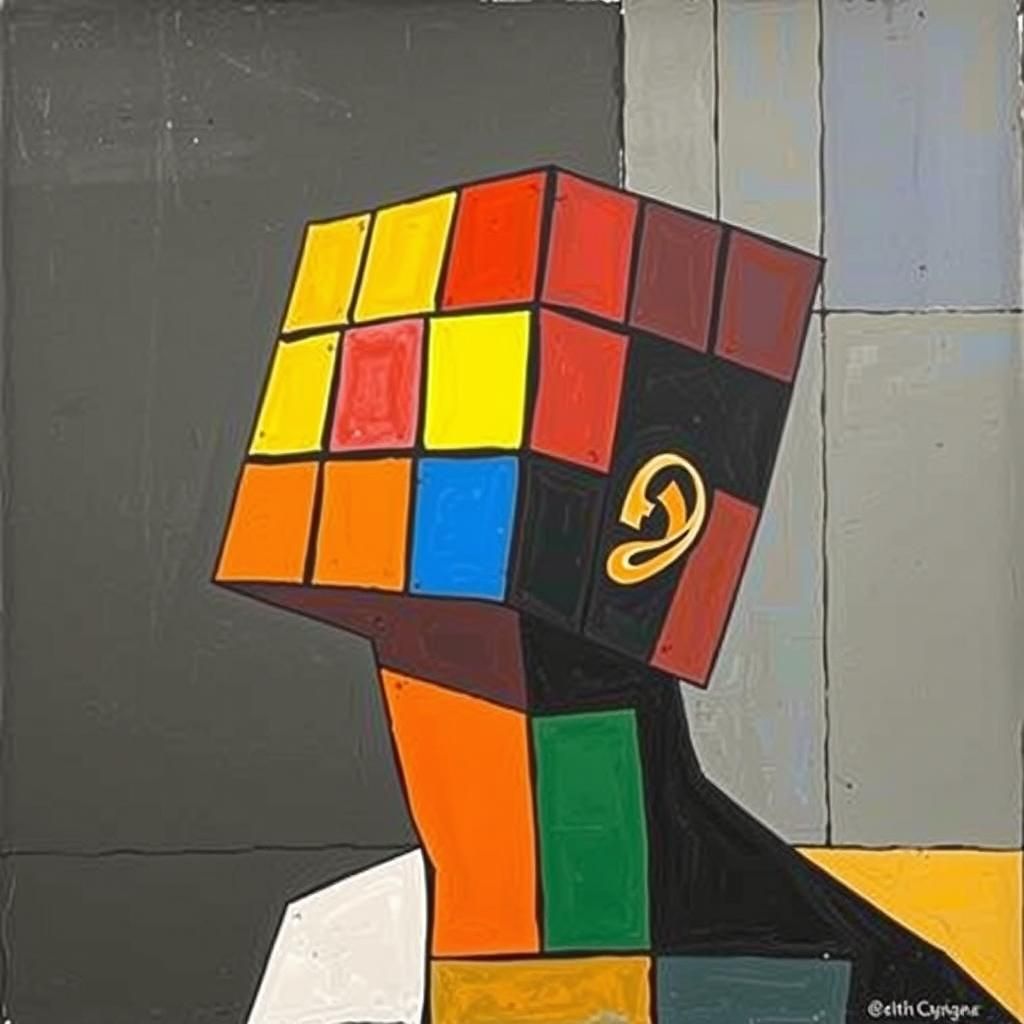 Geometric Figure Emerges from Abstract Landscape