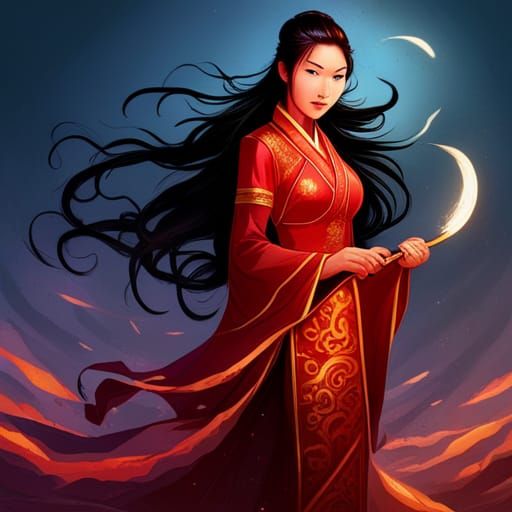 Disney's Mulan from Mulan as Emperess of China In an Imperia...