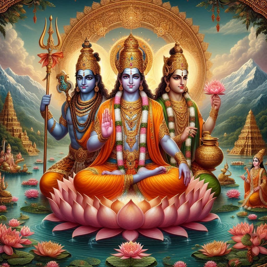 Traditional Hindu devotional art