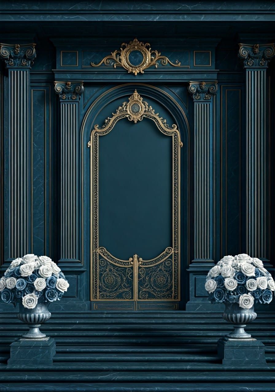 Luxurious Hasidic Title Page in 3D Design