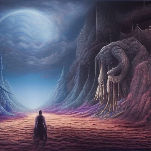 'Under the Silvery Moon' (Cujoscape)