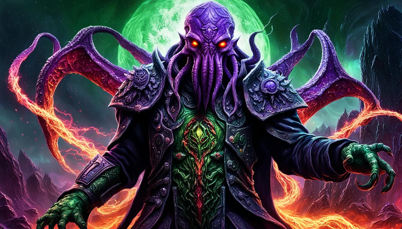 Cthulhu Cultist - AI Generated Artwork - NightCafe Creator