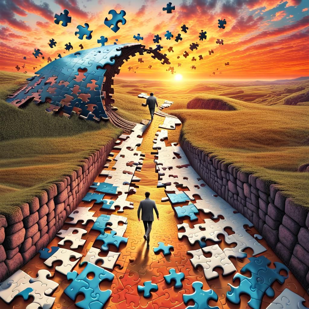 Putting the Pieces Together as We Go  by @IAP