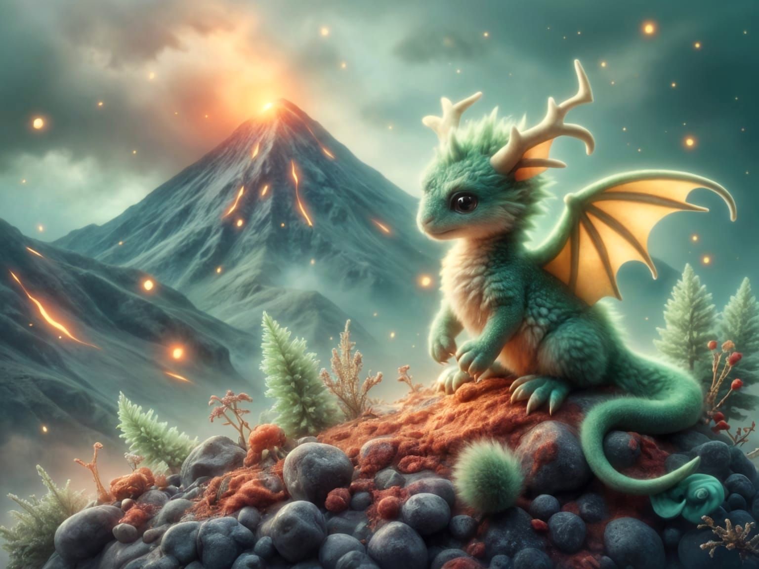 Licancabur Volcano Dragon