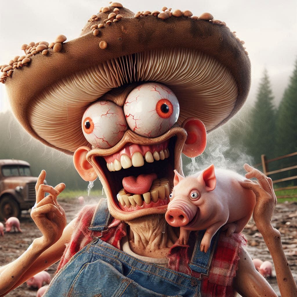 Me and Peggy dun gon sniff us up some truffles.