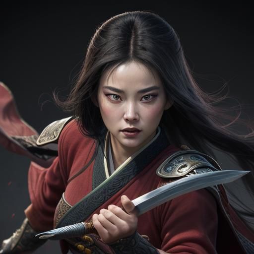 General Mulan the Merciless - AI Generated Artwork - NightCafe Creator