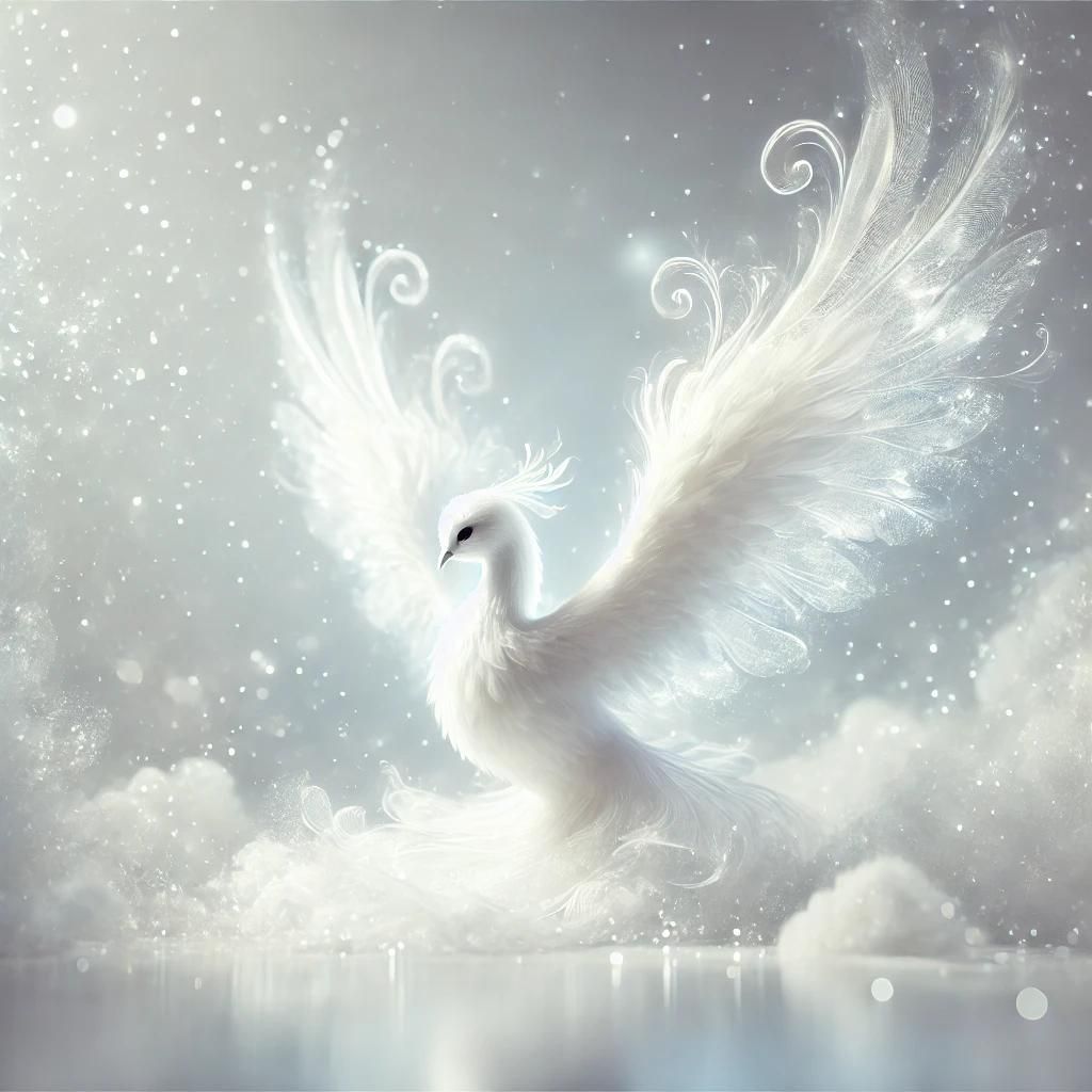 Mythical White Bird