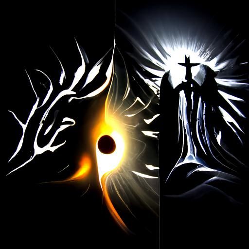 Encounter between darkness and light