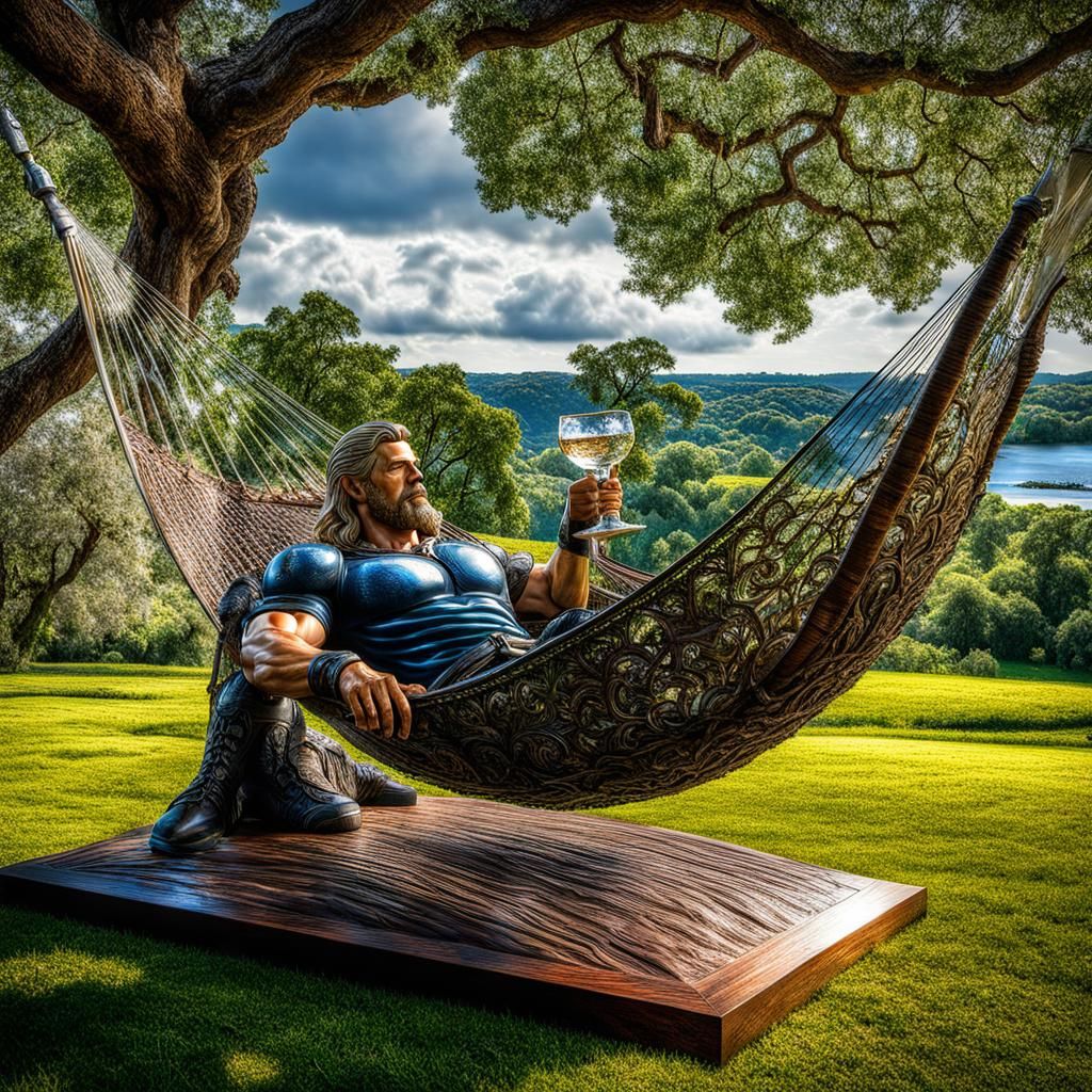 Thor on holidays   by @MarcSpark