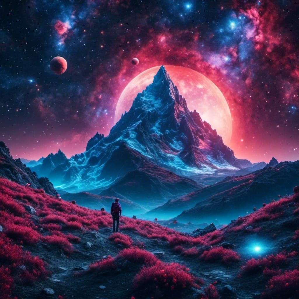 <lora:Night Sparkle:1.0> The never ending nebula colourful c...