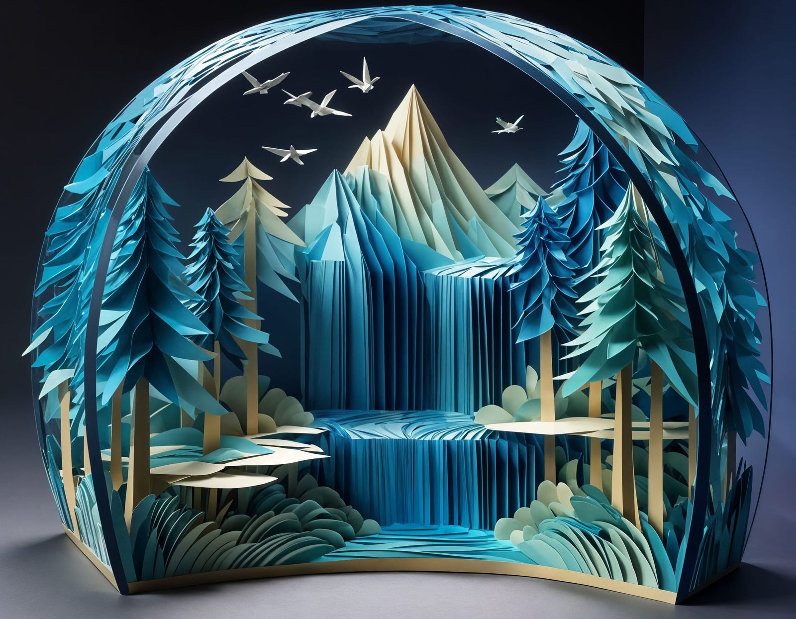 Paper Biodome  by @KBunny001