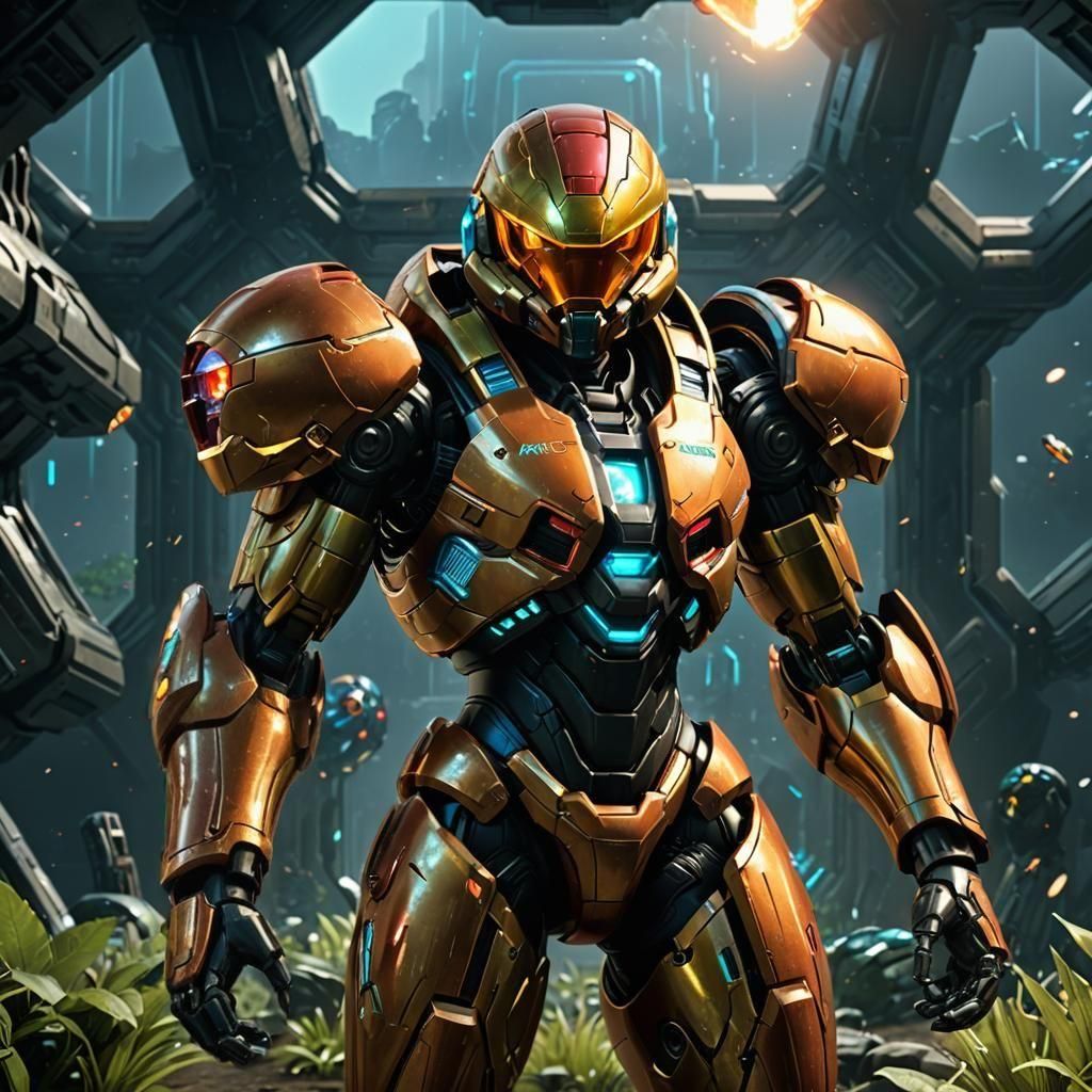 AI's Take on Samus Aran Metroid Prime