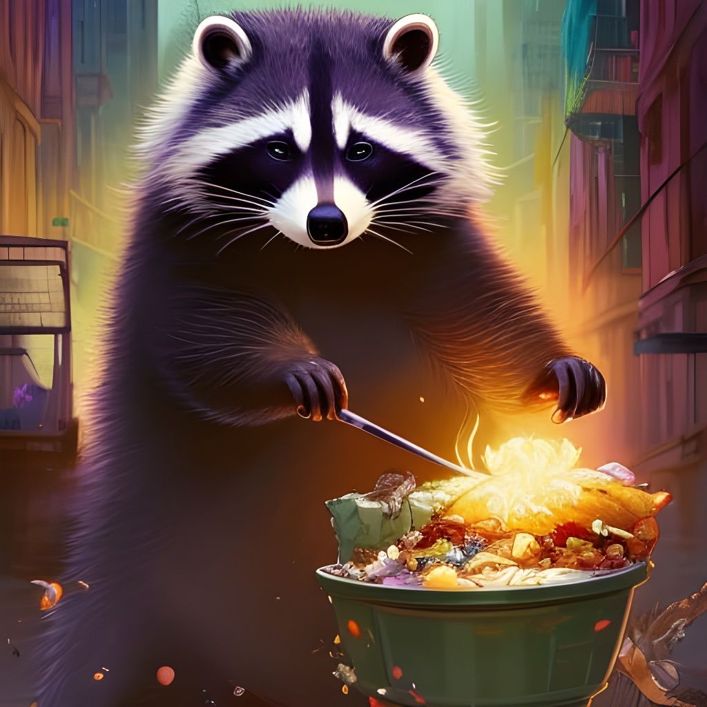 Hungry stink mage invokes trash summoning spell   by @The Shaper